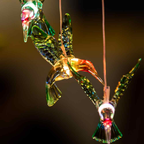 Solar Hummingbird Wind Chimes – Hanging Solar Hummingbird Lights for Indoor & Outdoor Decor, Gift for Garden Lovers