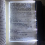 Creative LED Book Light, Flat Panel Night Vision Light for Eye Protection and Comfort