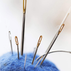 Self-Threading Needles