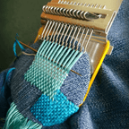 Metal DIY Textile Tools, Small Loom Speedweve Type Weave Tool, Fun Mending Loom for Beautiful Stitching