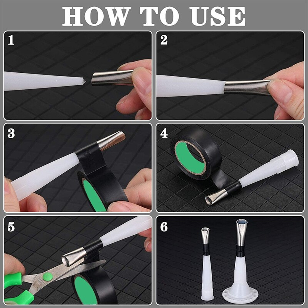 14-Piece Easy Caulking Nozzle Applicator Set – Professional Finishing Tools, Perfect DIY & Contractor Gift