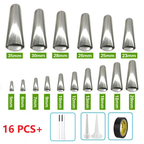 14-Piece Easy Caulking Nozzle Applicator Set – Professional Finishing Tools, Perfect DIY & Contractor Gift