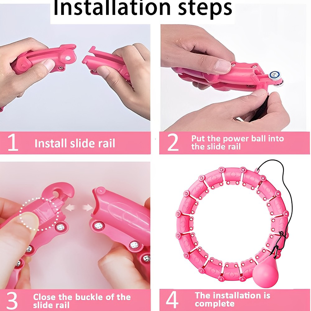 Smart Hula Hoop – Adjustable Fitness & Calorie Burner | Perfect Gift for Fitness Enthusiasts