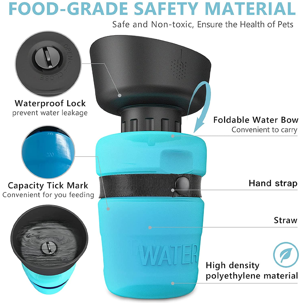 BPA Free Outdoor Dog Water Bottle