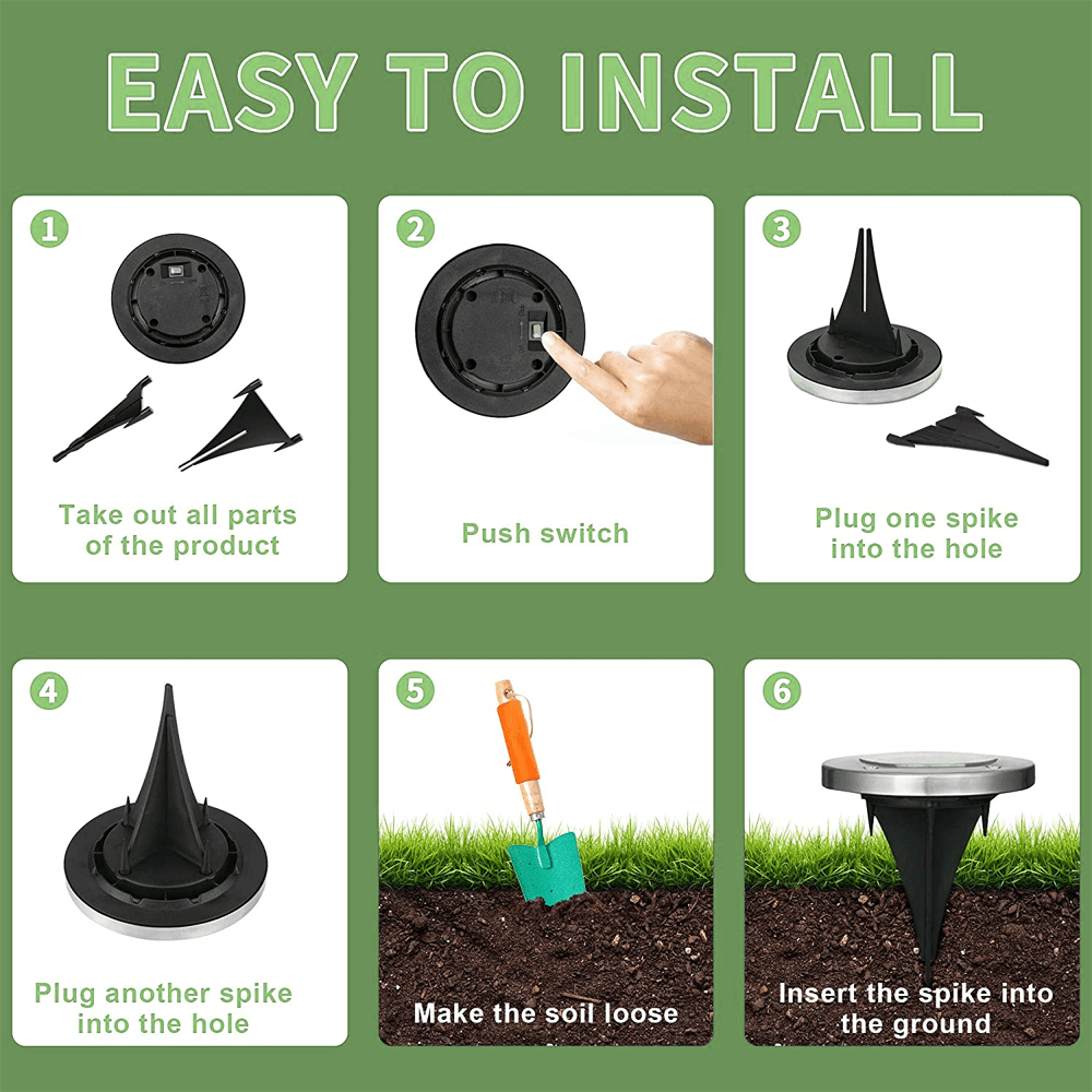 Solar Inground Driveway Lights