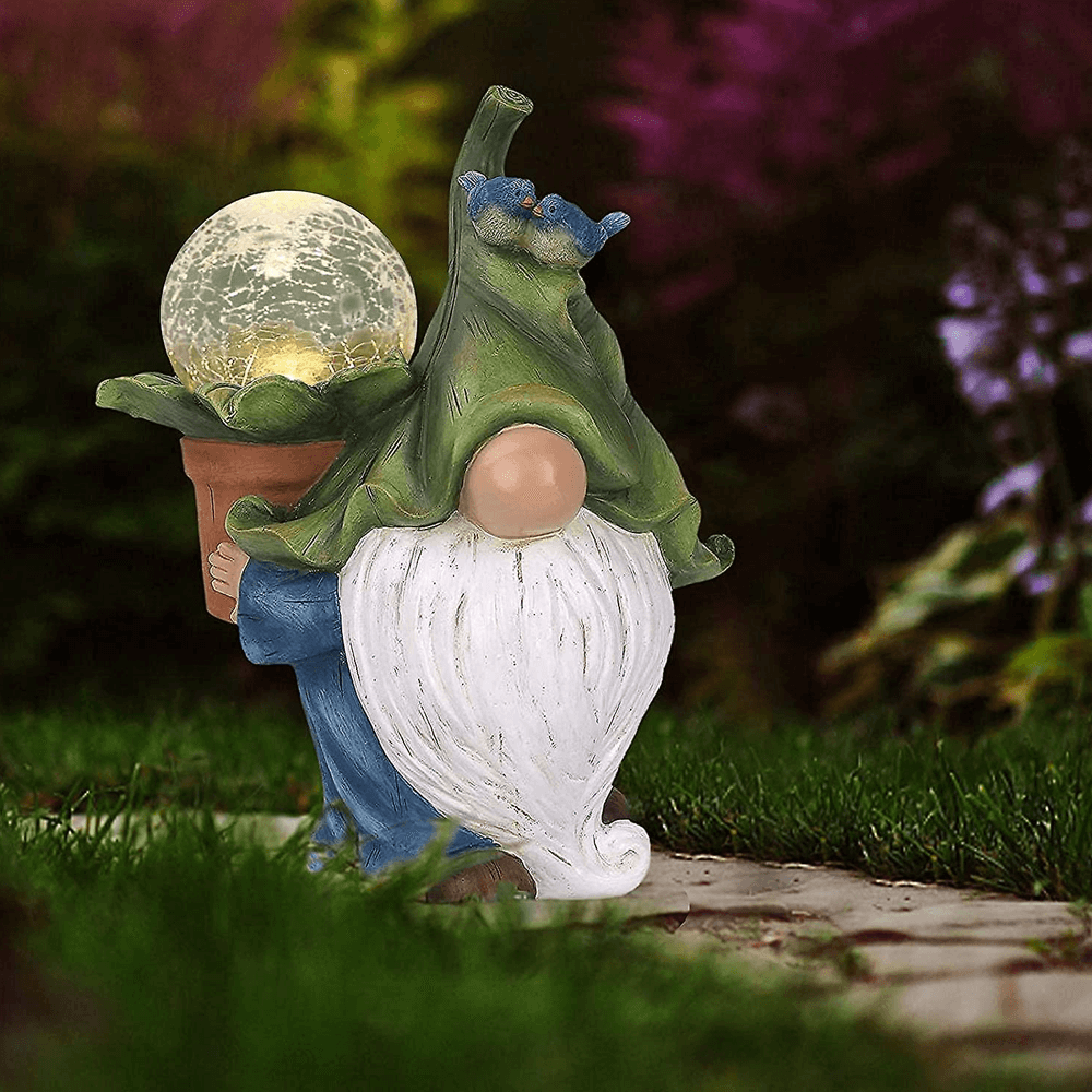 Solar Gnome Garden Ornaments