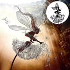 Fairy Steel Garden Sculptures - Magical Metal Fairies for Enchanting Outdoor Decor, Gift for Garden lovers