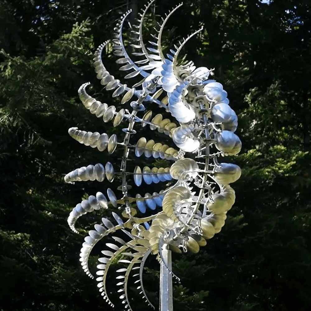 Easy-To-Install Magic Metal Windmill Decor