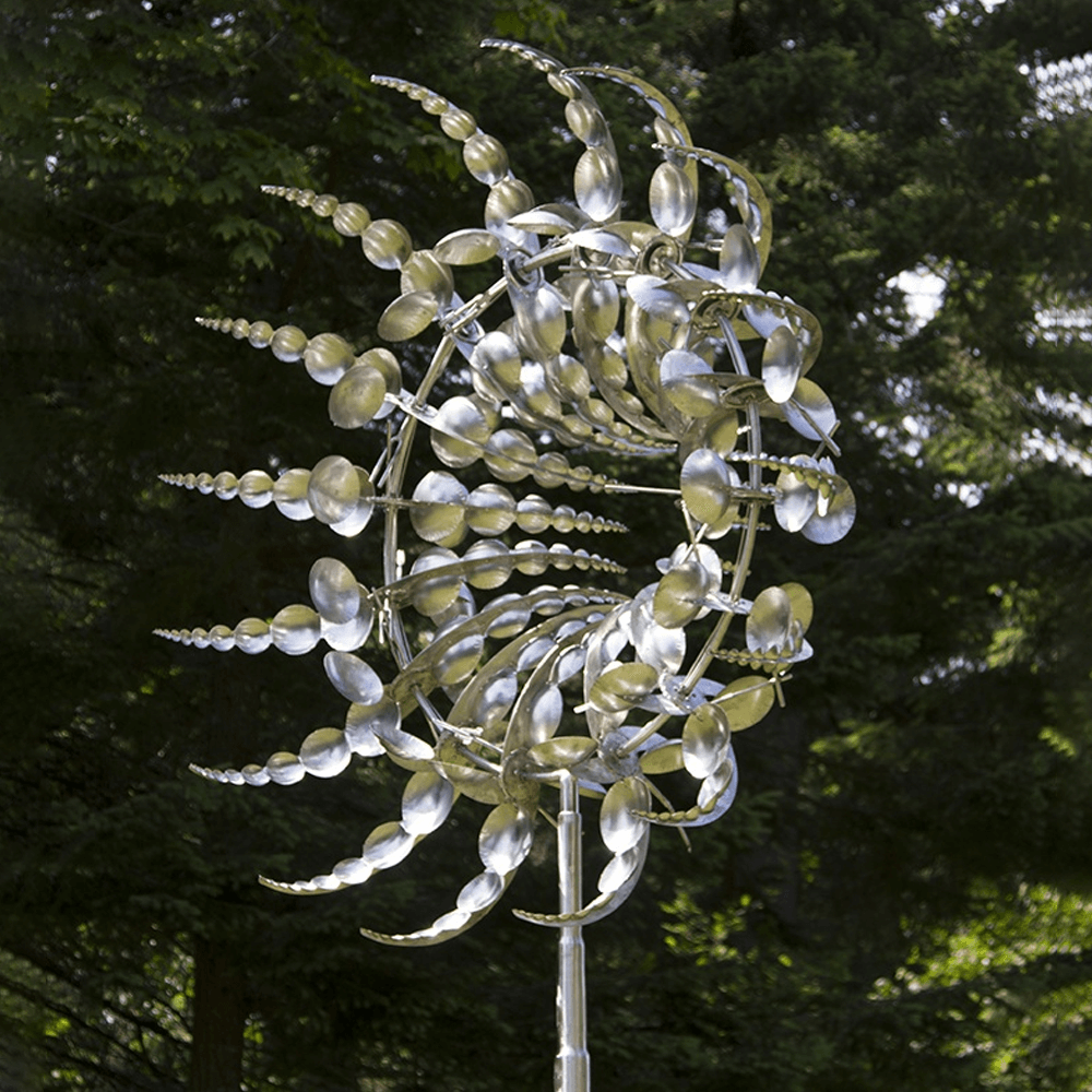 Easy-To-Install Magic Metal Windmill Decor