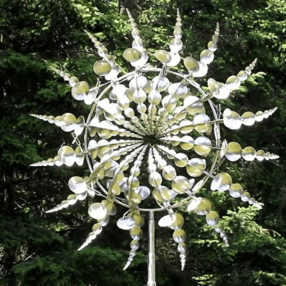 Easy-To-Install Magic Metal Windmill Decor