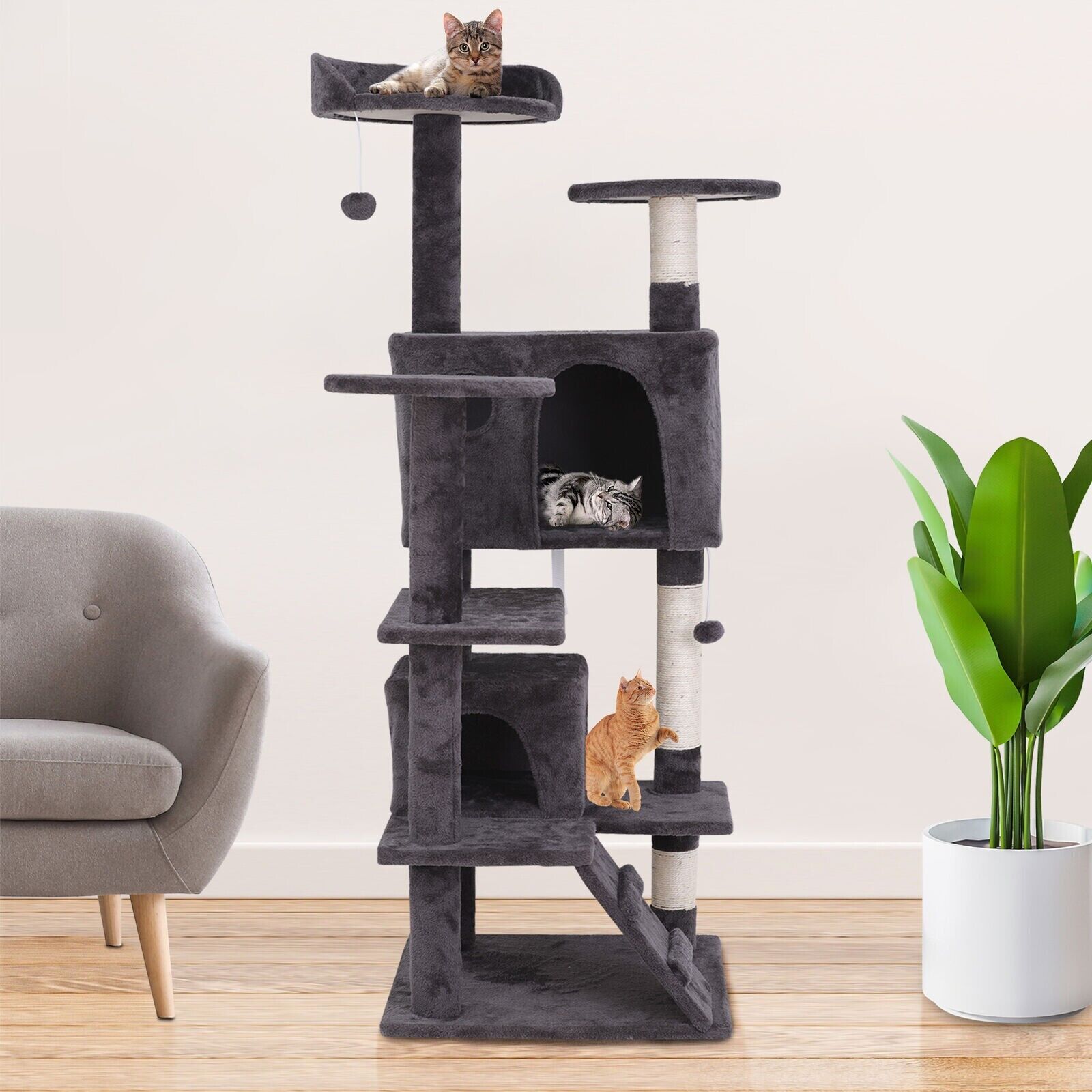 Sturdy Cat Tree Tower Activity Center