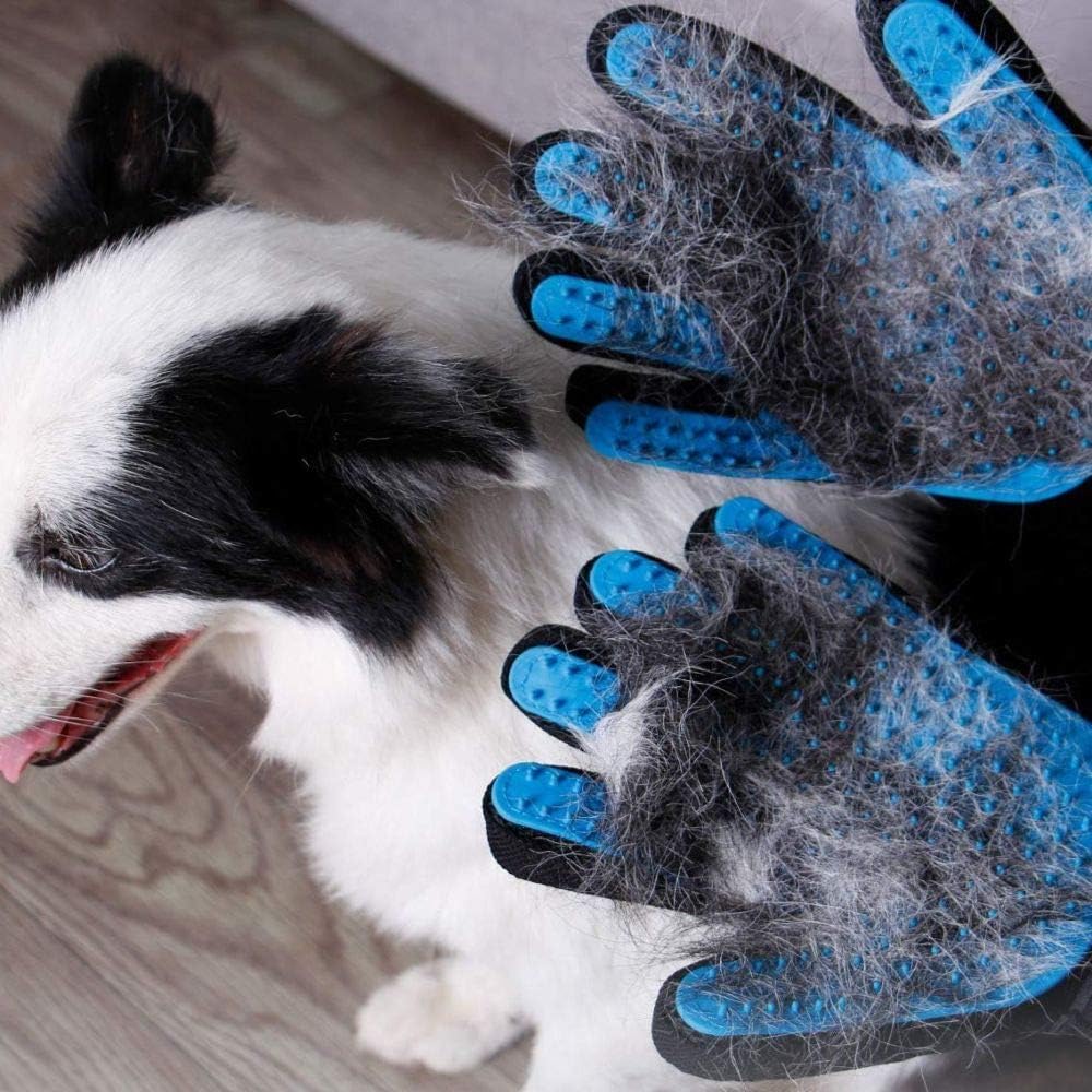 Pet Grooming Gloves for Dogs and Cats