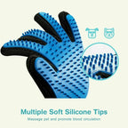 Pet Grooming Gloves for Dogs and Cats