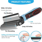 Cat Undercoat Rake Comb for Pet Grooming