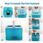 Automatic Pet Water Fountain | Dogs & Cats