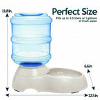 Automatic Pet Feeder Waterer 3.7L
