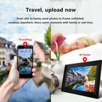 Smart Electronic Image Album for Gift, Digital Photo Frame WIFI Frameo, HD Touch Screen Digital Picture Frame