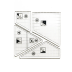 Creative Quilting Cutting Template Set For Cloths