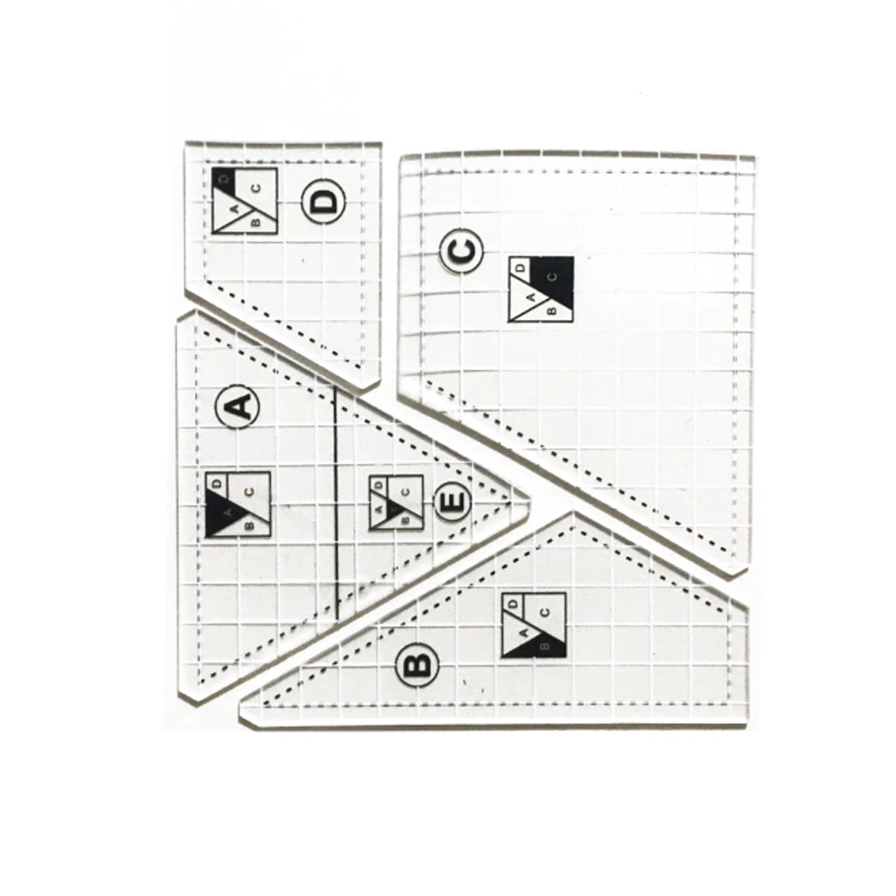Creative Quilting Cutting Template Set For Cloths