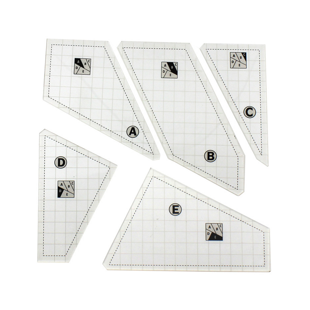 Creative Quilting Cutting Template Set For Cloths