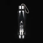 Healing Quartz Crystal Water Bottle for Wellness & Energy Balance
