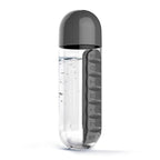 Vitamins Organizer Water Bottle – Portable Pill Holder & Supplement Storage | Perfect Health Gift