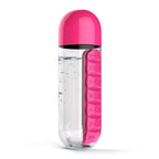 Vitamins Organizer Water Bottle – Portable Pill Holder & Supplement Storage | Perfect Health Gift