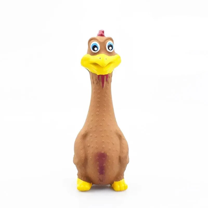 Interactive Screaming Chicken Dog Toy for Aggressive Chewers and Active Play