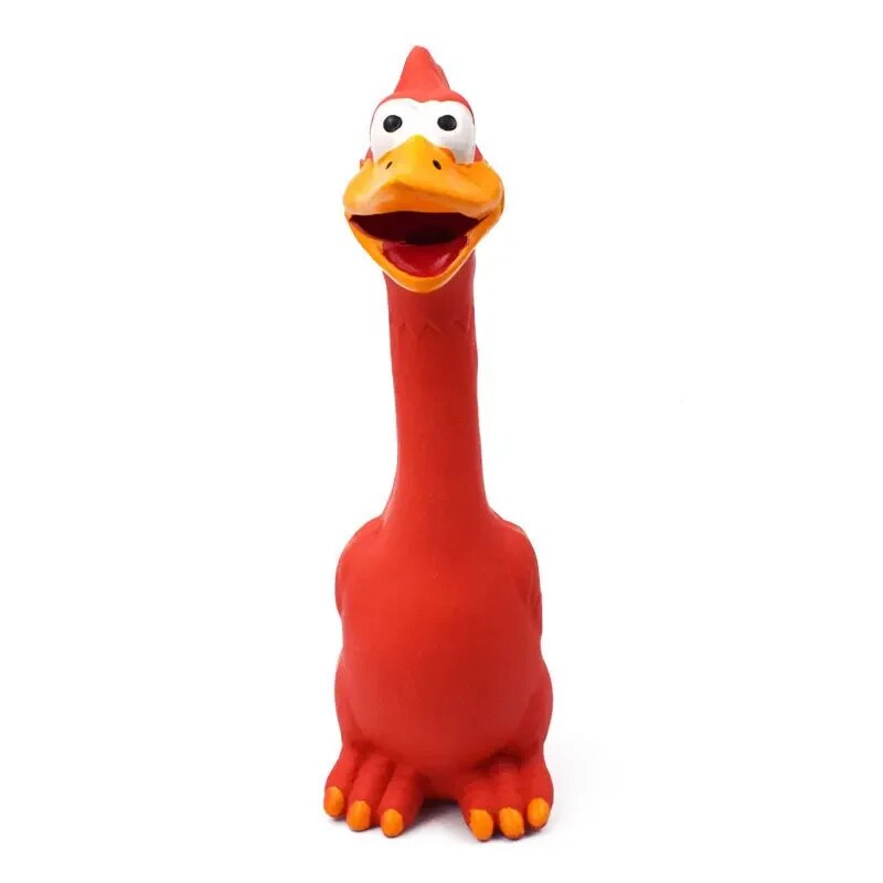 Interactive Screaming Chicken Dog Toy for Aggressive Chewers and Active Play