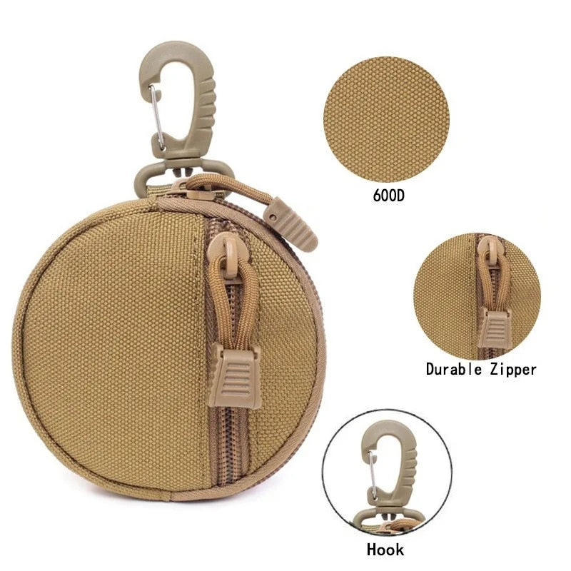 Portable Dog Treat Bag: Durable, Lightweight Pouch with Rotatable Carabiner