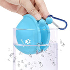 Silicone Pet Dog Training Food Snacks Bag – Outdoor Travel Waist Storage for Treats