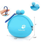Silicone Pet Dog Training Food Snacks Bag – Outdoor Travel Waist Storage for Treats