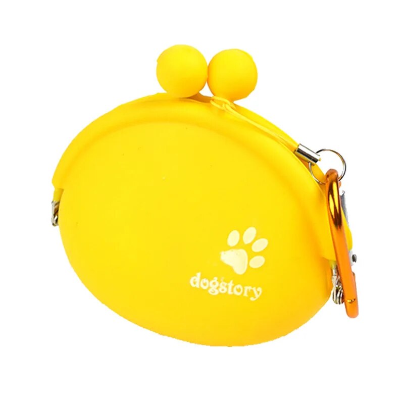 Silicone Pet Dog Training Food Snacks Bag – Outdoor Travel Waist Storage for Treats