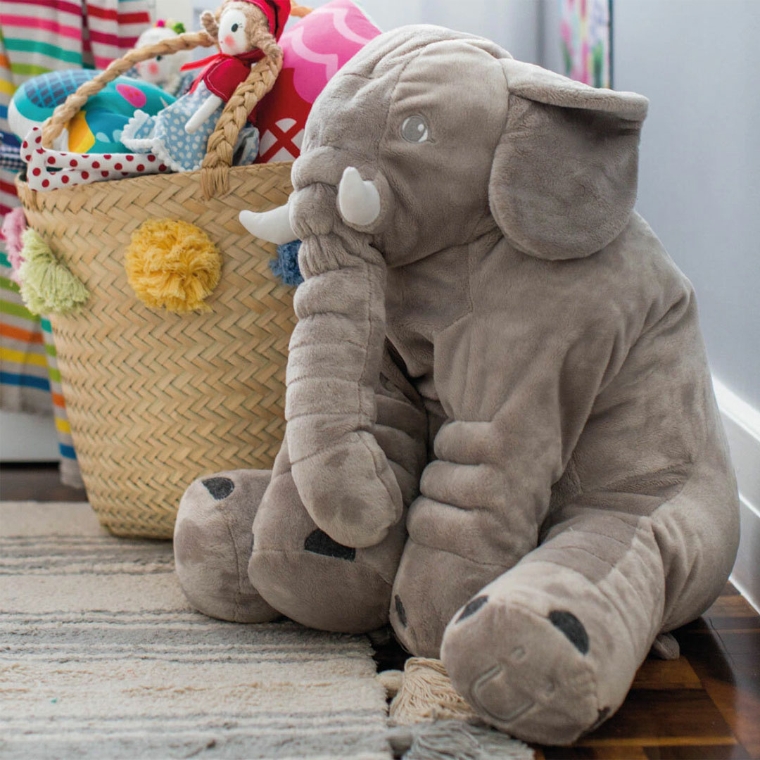Adorable Elephant Plush Toy Pillow