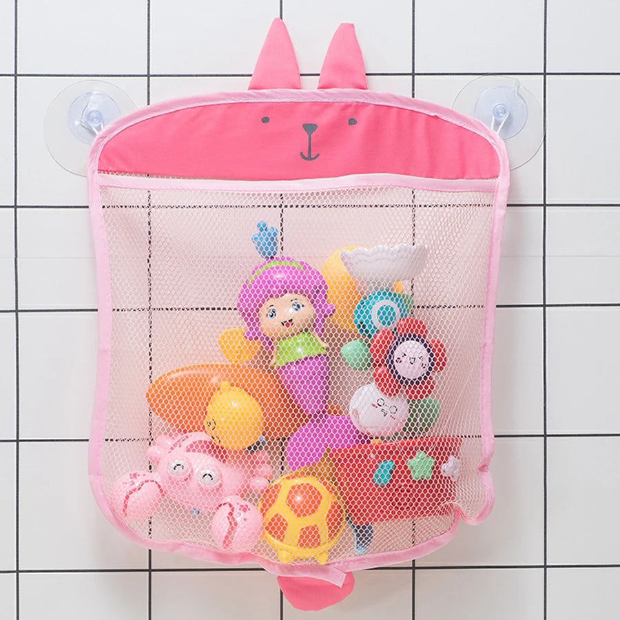 Animal Baby Bath Toy Organizer, Tidy Storage Hanging Bag for Bathtub Doll & Water Toys