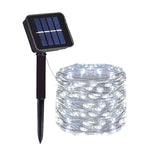 Solar Garden Fairy Lights, 8 Modes Waterproof String Lights for Patio, Trees & Christmas Decorations