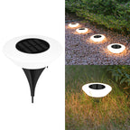 360° Solar Lights Outdoor Lamp, IP65 Waterproof LED Floor Lights for Garden, Yard, Driveway & Patio