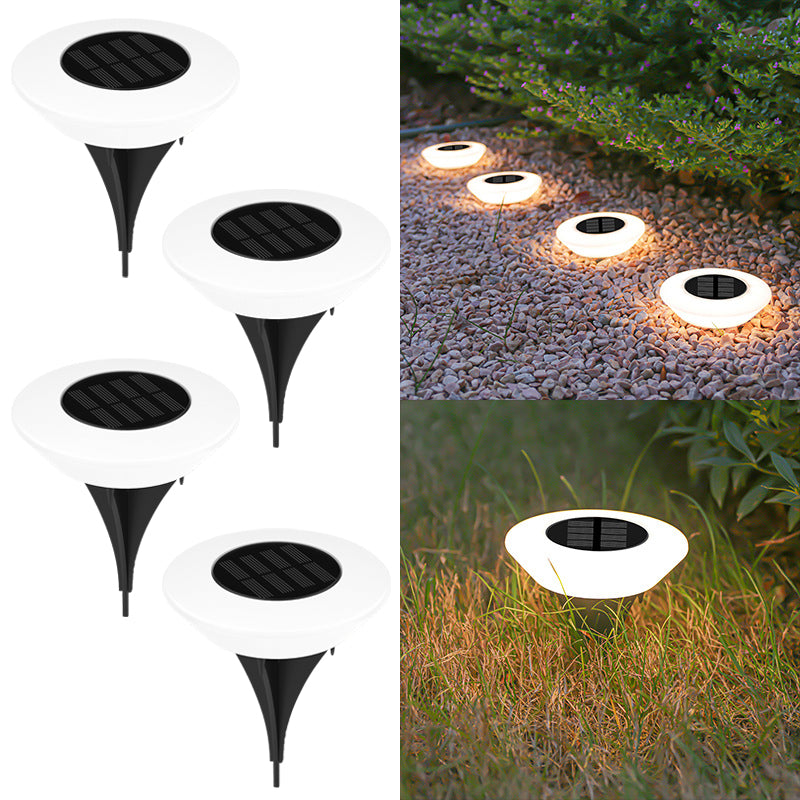 360° Solar Lights Outdoor Lamp, IP65 Waterproof LED Floor Lights for Garden, Yard, Driveway & Patio