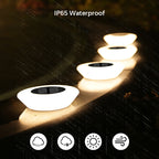 360° Solar Lights Outdoor Lamp, IP65 Waterproof LED Floor Lights for Garden, Yard, Driveway & Patio