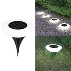 360° Solar Lights Outdoor Lamp, IP65 Waterproof LED Floor Lights for Garden, Yard, Driveway & Patio
