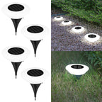 360° Solar Lights Outdoor Lamp, IP65 Waterproof LED Floor Lights for Garden, Yard, Driveway & Patio