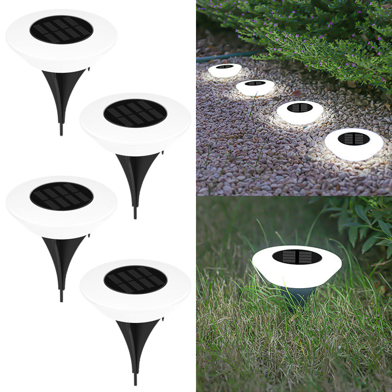 360° Solar Lights Outdoor Lamp, IP65 Waterproof LED Floor Lights for Garden, Yard, Driveway & Patio