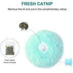 Interactive Plush Cat Toy Ball with Electric Catnip & Touch Sound