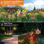 Solar Watering Can Garden Light with LED Fairy Stream for Outdoor Decor