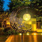 Solar Fairy Garden Statue Light for Outdoor Decor and Lawn Pathway Accents