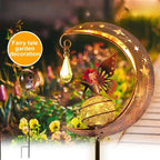 Solar Fairy Garden Statue Light for Outdoor Decor and Lawn Pathway Accents