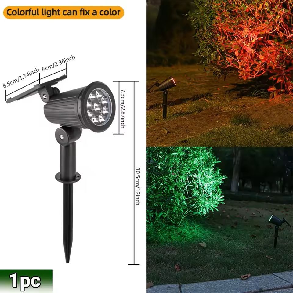 RGB Solar Spot Lights for Outdoor Garden and Landscape