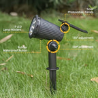 RGB Solar Spot Lights for Outdoor Garden and Landscape