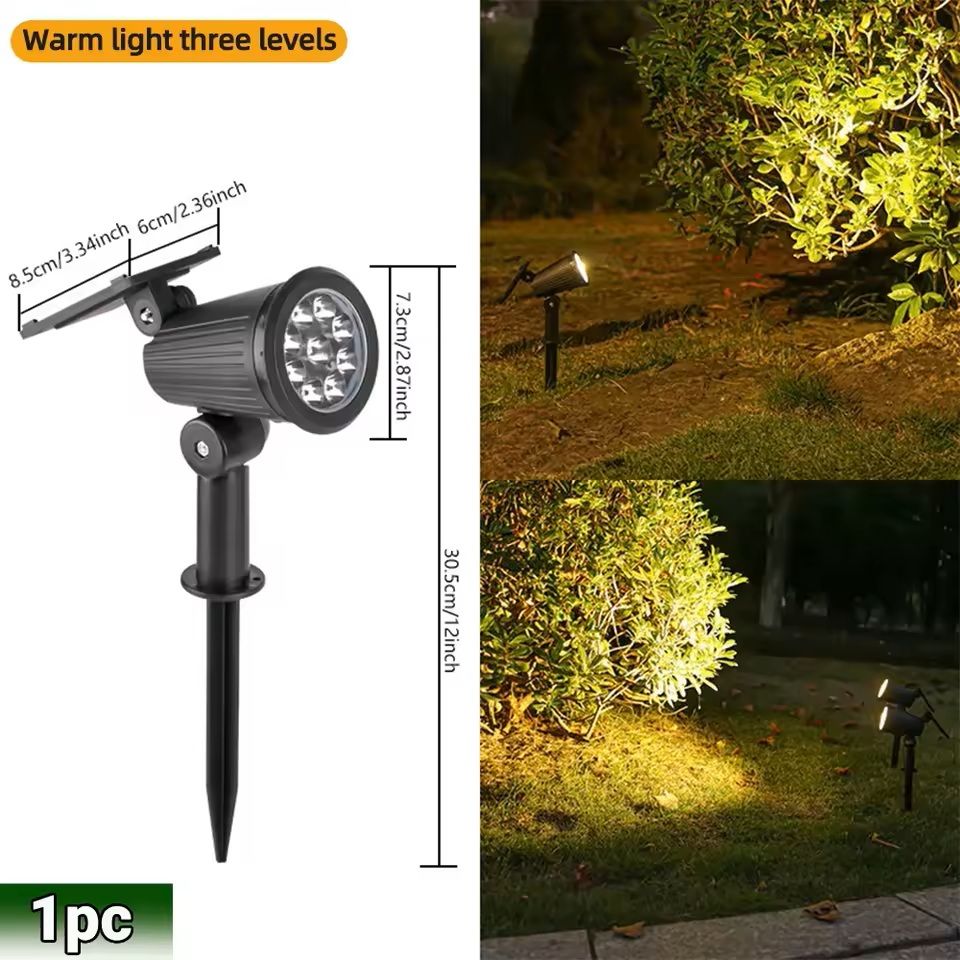 RGB Solar Spot Lights for Outdoor Garden and Landscape