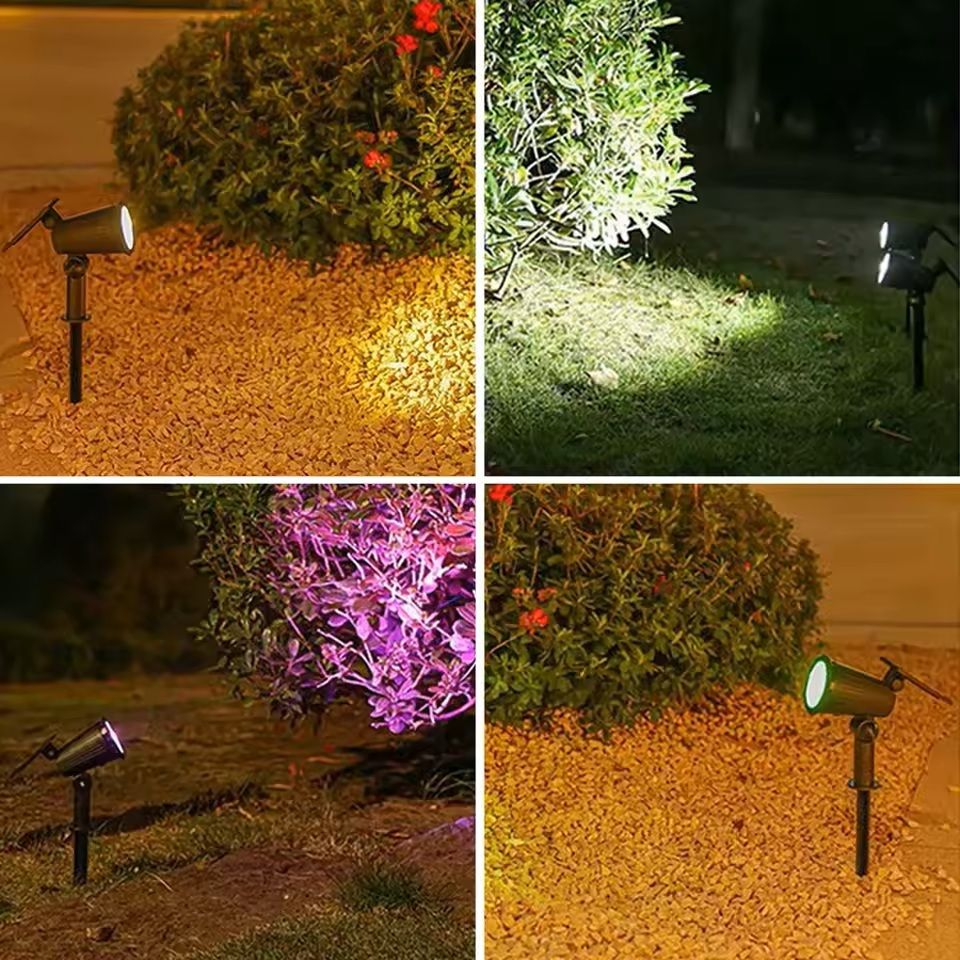 RGB Solar Spot Lights for Outdoor Garden and Landscape